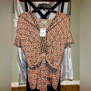 Printed Blouse- Size M